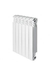 Global ISEO 500 11 секций радиатор алюминиевый боковое подключение (белый RAL 9010)