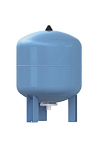 Reflex Мембранный бак DE 33 для водоснабжения вертикальный, ножки (цвет синий)